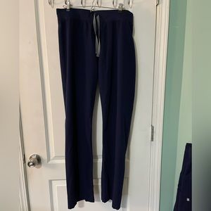 Figs high wasted livingston scrub pants medium/tall navy
